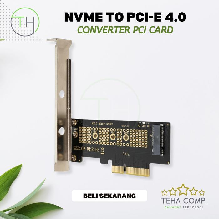 Jual Converter SSD M2 NVME to PCI E X4 Adaptor Card PCI Ex