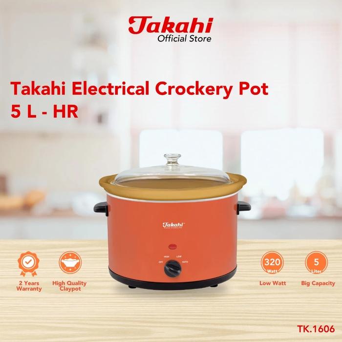 Jual TAKAHI ELECTRIC CROCKERY POT LITER ELEKTRIC CROCKERY - Main Image