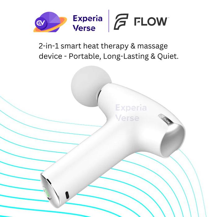 Gambar Flow Nano Massage Gun Portable 2-in-1 Smart Heat Therapy & Massage dari Experia Verse undefined Tokopedia