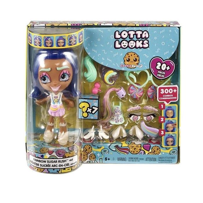 Gambar Mattel boneka anak Lotta Looks Cookie Swirl Rainbow Doll Set barbie Lol bisa di tekuk Promo - boneka set dari tokojaye9 undefined Tokopedia