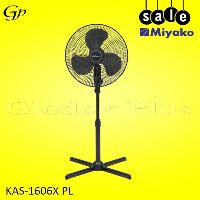 Gambar Miyako kas 1606x pl Kipas angin berdiri 1606 x 16 inch kas1606x 16" - plastik, reguler dari Glodok plus undefined Tokopedia