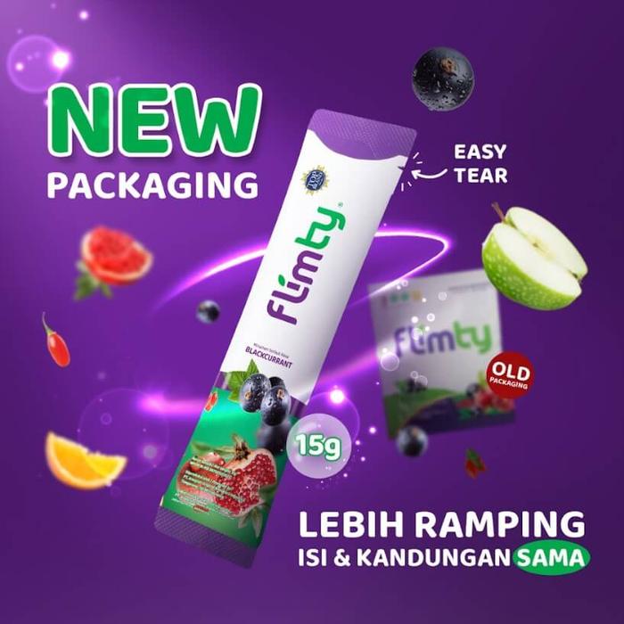 Gambar (Official) FLIMTY FIBER Original Pelangsing Penurun BB Diet Detox - Blackcurrant dari KESAGI OFFICIAL undefined Tokopedia