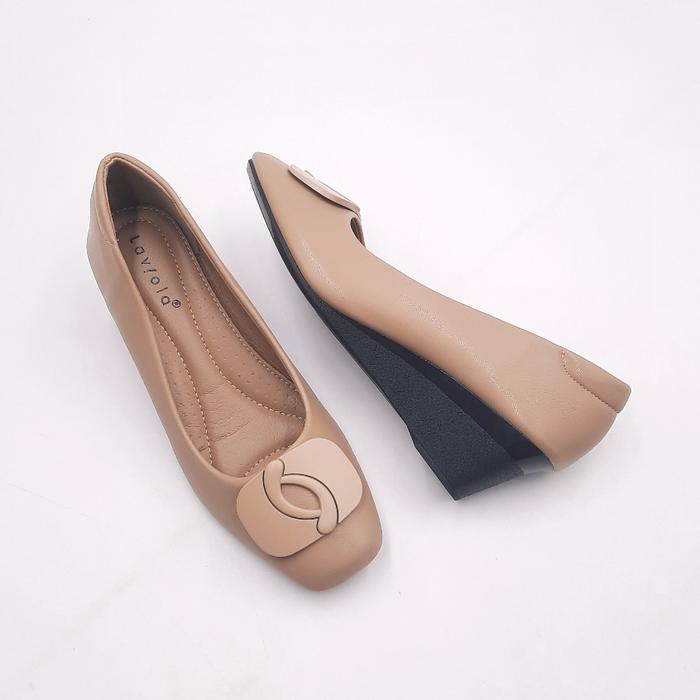 Gambar Laviola Sepatu Pantofel Wanita 3 cm 3759 FFD Original Official Store - Apricot, 38 dari laviola Official Store undefined Tokopedia