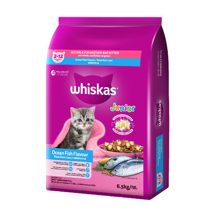 Gambar WHISKAS Dry Junior Ocean Fish 6.5 Kg - Makanan Kucing Kering dari CV PERMATA SAHABAT MAJU undefined Tokopedia