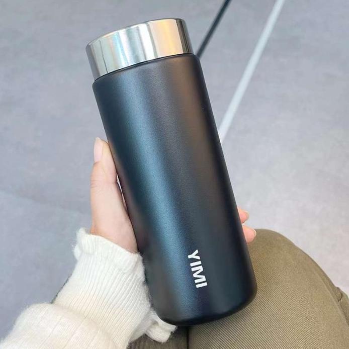 Gambar YI 230-450ml ni Thermos Mug Fashion Portable Pocket Vacuum Flask Coffee Tea Thermal Water Bottle Tumbler - Peach, 230ml dari Digital mart1 undefined 5 Tokopedia