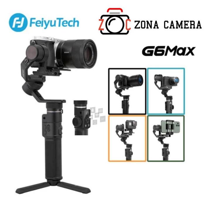 Feiyu Tech G6 Max Gimbal 3-axis Stabilizer Feiyutech G6max Camera Hand