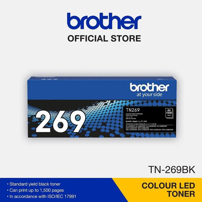 Gambar BROTHER Toner TN 269 Black | Cyan | Magenta | Yellow - Black dari Brother Indonesia Shop Jawa Tengah undefined Tokopedia