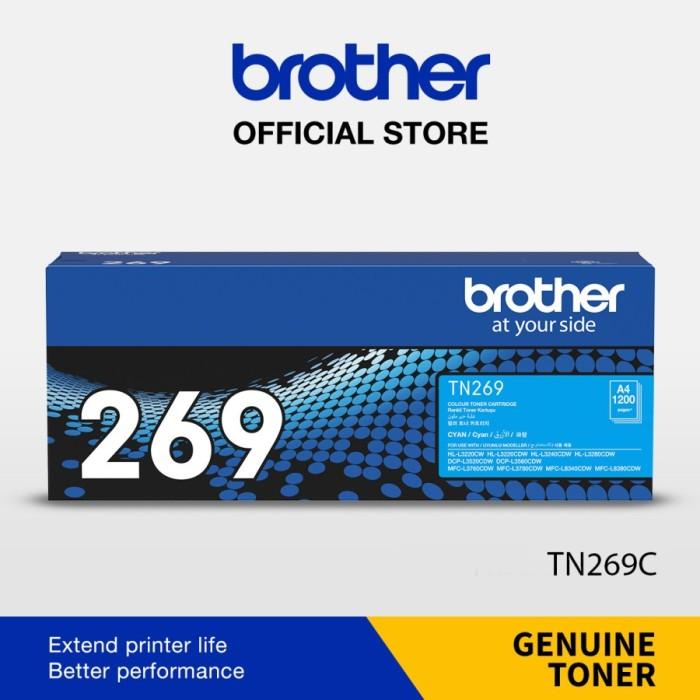 Gambar BROTHER Toner TN 269 Black | Cyan | Magenta | Yellow - Cyan dari Brother Indonesia Shop Jawa Tengah Kota Semarang Tokopedia
