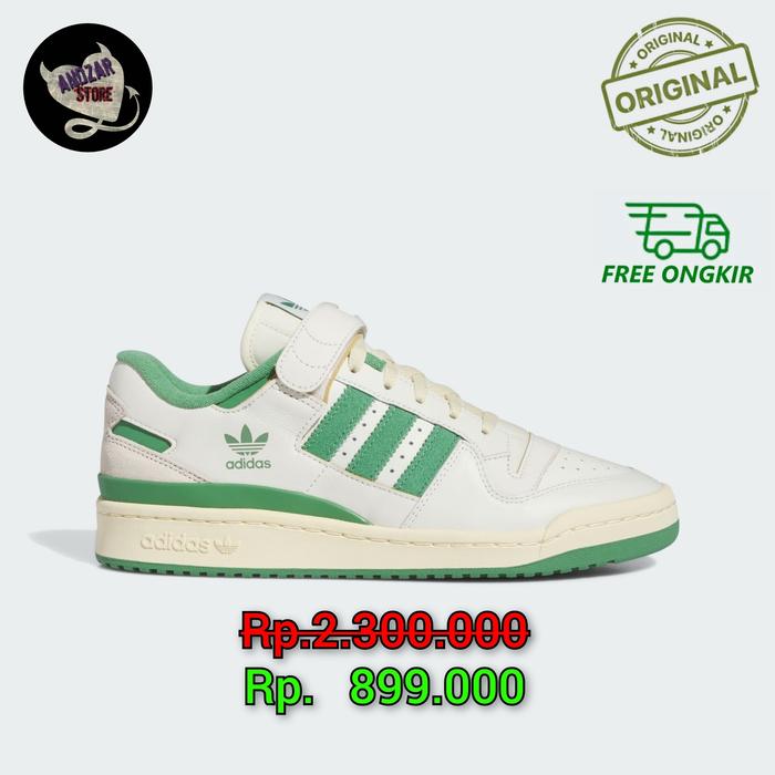 Sepatu Sneakers Adidas Forum 84 Low Ivory Green Original 100 Bnib Ig3773