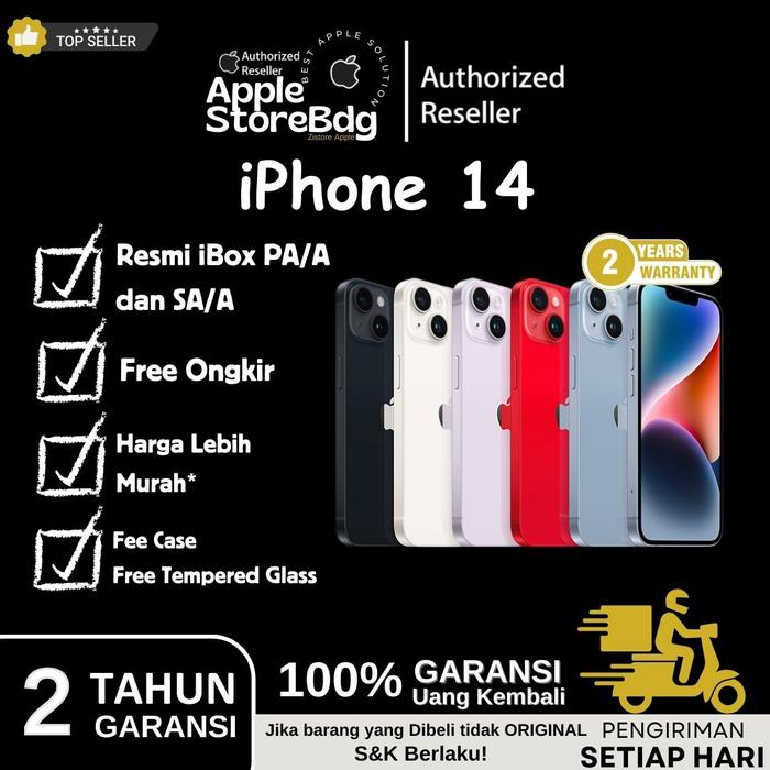 Gambar iPhone 14 New BNIB Resmi iBox - 128GB dari Zistore Apple undefined Tokopedia
