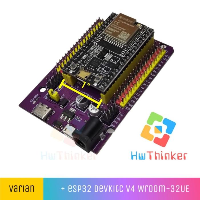 Gambar Expansion Board Shield ESP32 DevkitC V4 NodeMCU-32S 38Pin 38 Pin 38p - +32UE MicroUSB dari HwThinker undefined Tokopedia