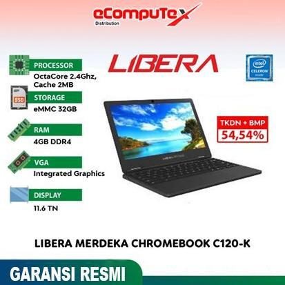 Gambar Laptop Libera Merdeka Chromebook C120 4GB 32GB 11.6” TKDN RESMI dari Serba Serbi kebutuhan30 undefined Tokopedia