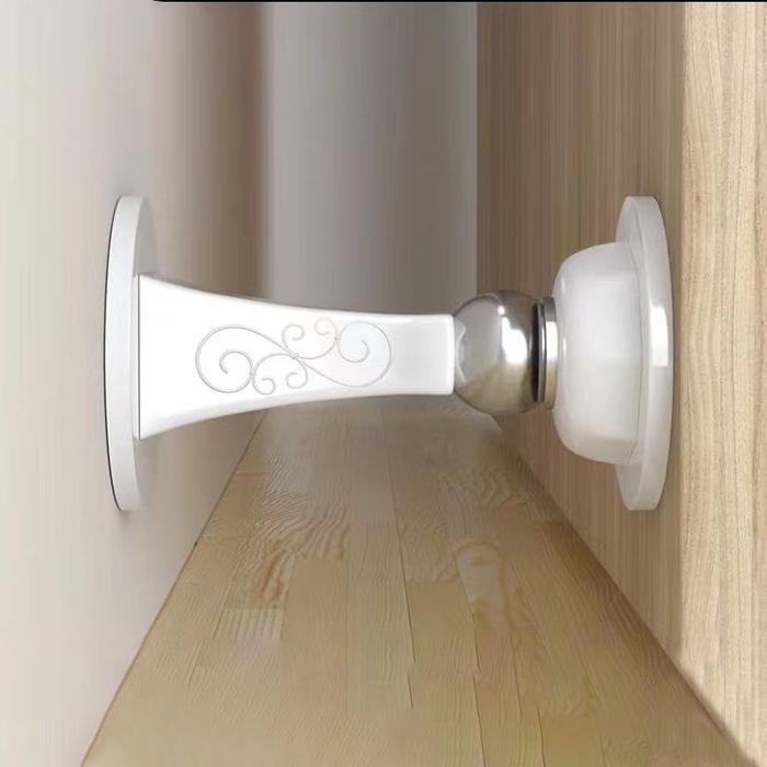 Gambar Door Stopper Pintu Penahan Pintu Magnet Penahan Pintu Non Punch - Long-Putih dari Penny-Y undefined Tokopedia