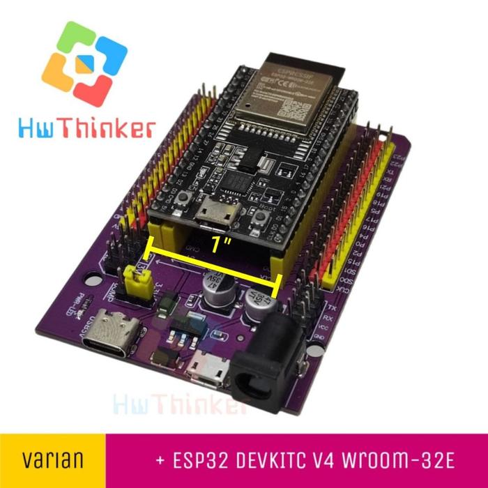 Gambar Expansion Board Shield ESP32 DevkitC V4 NodeMCU-32S 38Pin 38 Pin 38p - +32E MicroUSB dari HwThinker undefined Tokopedia