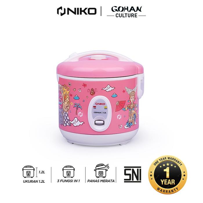 Gambar Niko Magic Com Gohan Culture 1.2 Liter Penanak Nasi Rice Cooker dari Home Electro undefined Tokopedia