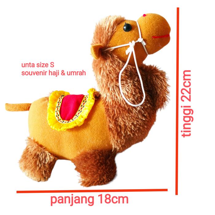 Gambar BONEKA UNTA SOUVENIR HAJI UMROH SIZE S Dolls - UNTA RASFUR dari bian boneka12 undefined Tokopedia