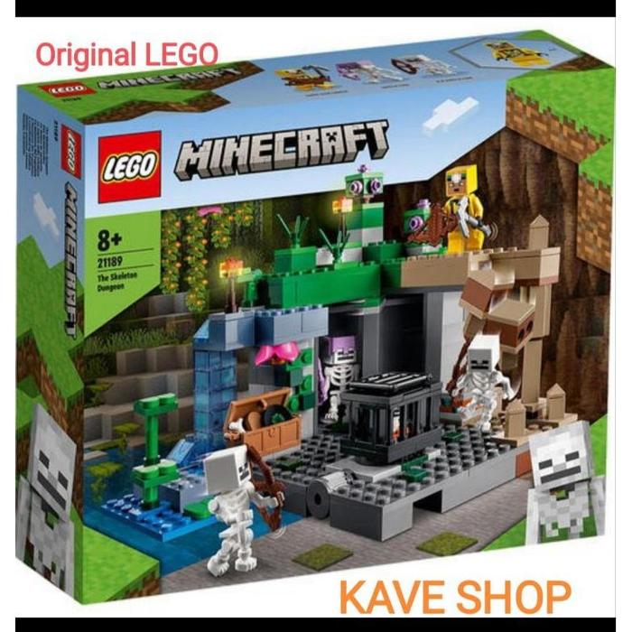 Gambar Promo Murah LEGO 21189 Minecraft : The Skeleton Dungeon dari kampran undefined Tokopedia
