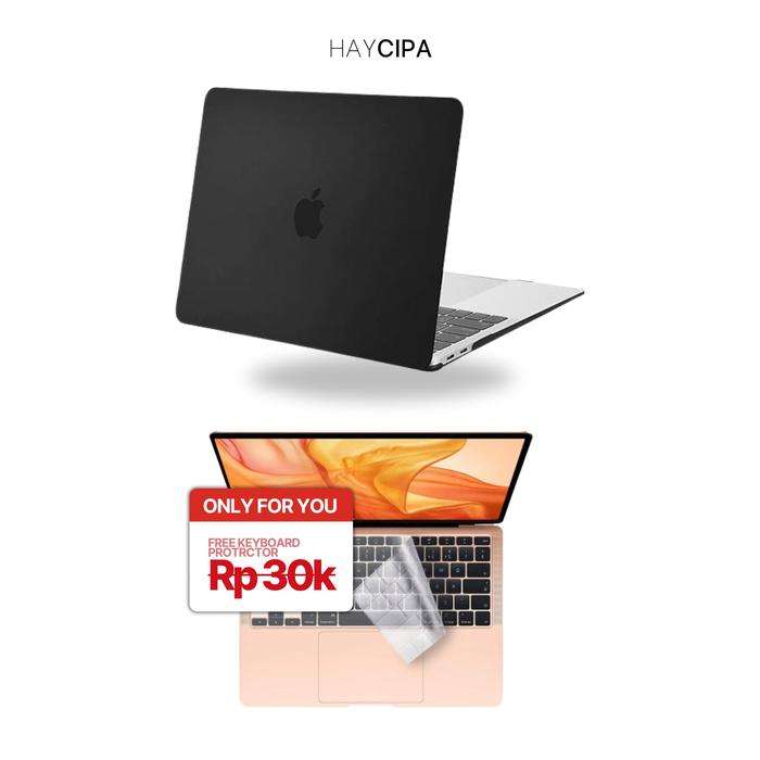 Gambar Case Macbook Air M1 13 Inch & 2020 [ A2337 A2179 ] MBA Casing Cover - Matte Black dari haycipa undefined Tokopedia