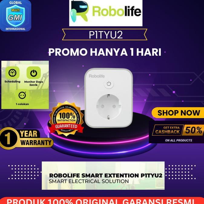 Gambar Robolife Smart Plug P1TYU2 (2 USB 1 COLOKAN OTOMATIS SMART HOME WIFI) - NORMAL dari Sentra Cahaya Abadi undefined Tokopedia