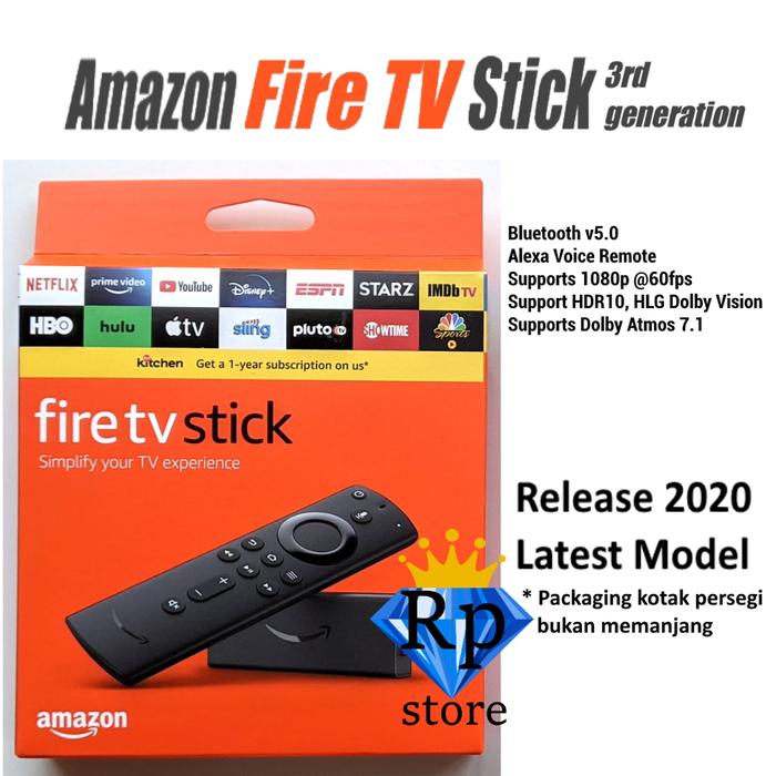 Gambar Amazon Fire TV Cube/Stick/Box 1st/2nd/3rd/4th/5th Gen 4K Ultra HD/Lite - 3rd Gen HD dari RP Store Tokopedia undefined Tokopedia