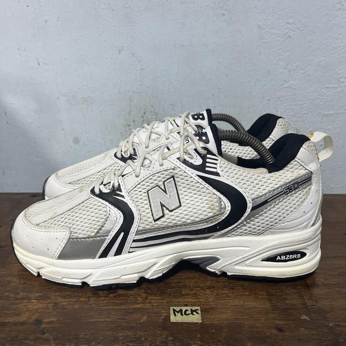 Gambar Sepatu second ori new balance 530 silver white size 44 dari TERMINAL SEPATU BOGOR 3 undefined Tokopedia