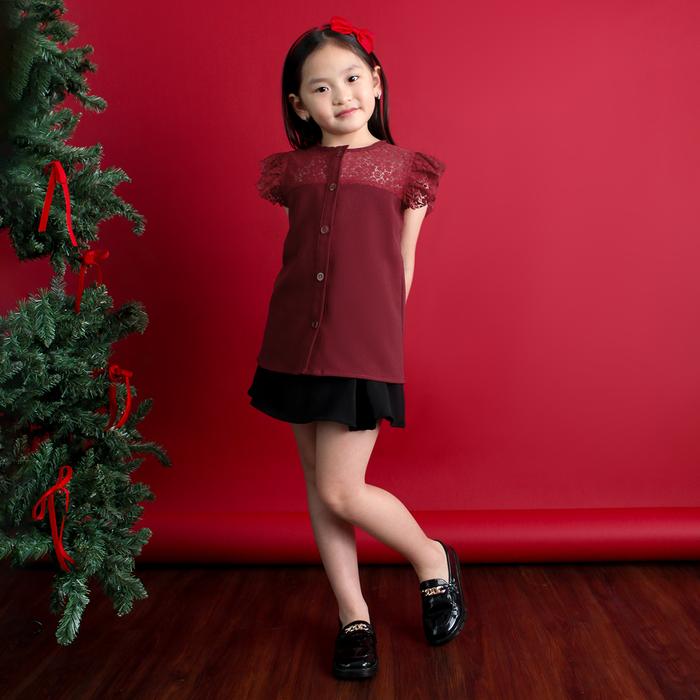 Gambar DARA TOP LBS Kids 4-10 Tahun - MAROON, 6-7 dari LBS Kids Official undefined Tokopedia