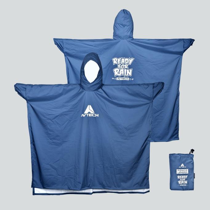 Gambar Ready Avtech - Jas Hujan Ponco Kelelawar Mantel Outdoor Hiking Gunung Motor Waterproof Ultralight - LAWA - Biru dari Pesona Puncak undefined Tokopedia