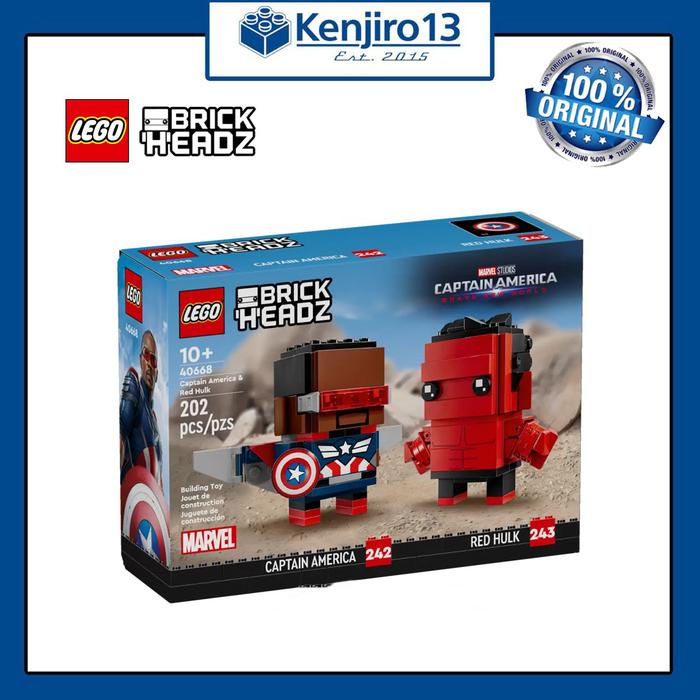 Gambar Lego Brickheadz 40668 Captain America & Red Hulk dari KenjiroZ13 undefined Tokopedia