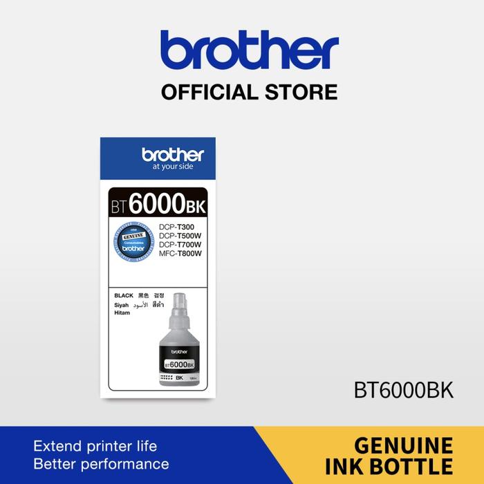 Gambar BROTHER Tinta BT 6000 Black / BT 5000 Cyan | Magenta | Yellow - Black dari Brother Indonesia Shop Jawa Tengah undefined Tokopedia