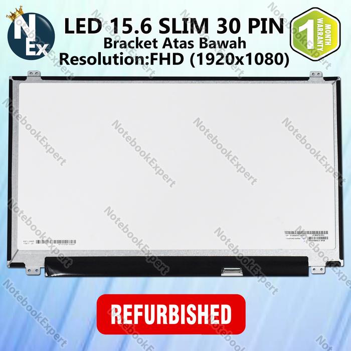 Gambar Led 15.6 Slim 30 Pin resolusi tinggi 1920x1080 High Resolution - Refurbished dari notebookexpert undefined Tokopedia