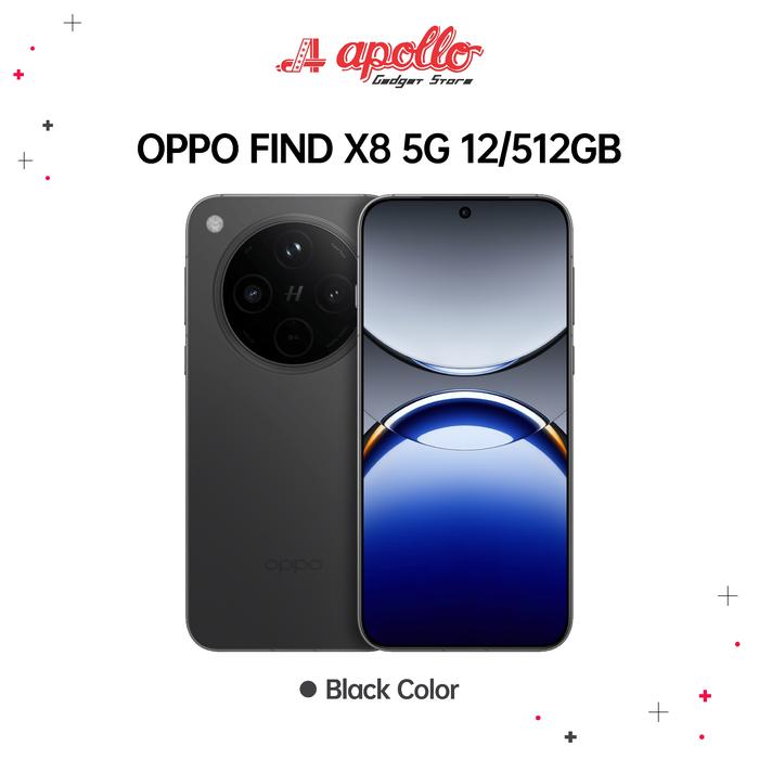 Gambar OPPO Find X8 16/512GB Garansi Resmi Indonesia - Black dari ApolloGadgetStore.id undefined Tokopedia