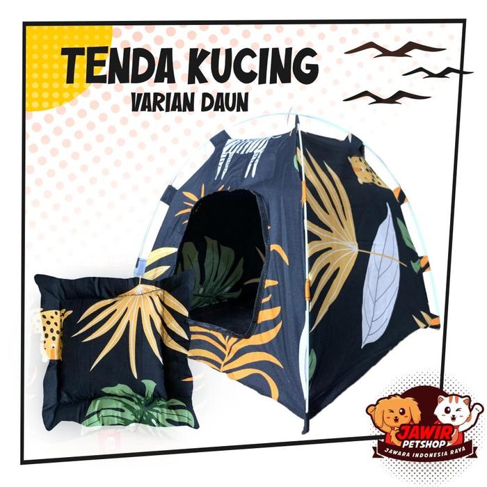 Gambar TENDA KUCING ANJING Plus Alas kasur premium pet bed cat dog anak puppy kitten bantal untuk tempat tidur melahirkan hamil bayi jumbo kandang motif lucu besar rumah rumahan bisa dicuci murah portable kelinci dakron hammock hamock - DAUN dari Bapak Radio Retro undefined Tokopedia