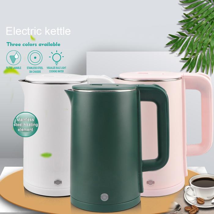 Gambar ELECTRIC KETTLE STAINLESS STEEL 2 L / TEKO LISTRIK PEMANAS AIR 2L - Warna dari AchillesCollection undefined Tokopedia