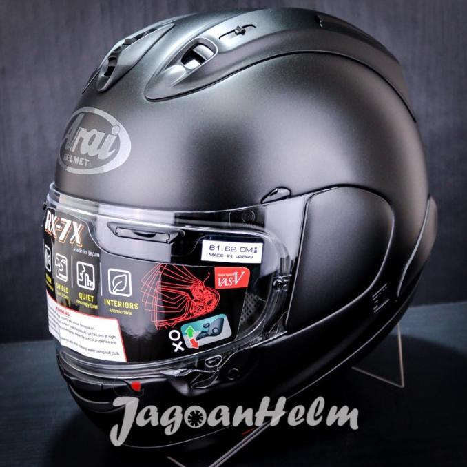 Gambar ARAI HELM RX-7X SOLID | FLAT BLACK | SOLID RX7X FULLF - M dari Toko Sejuk Ideal undefined Tokopedia