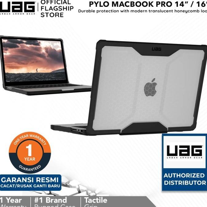 Gambar Case Macbook Pro 14 Inch 16 UAG PLYO Cover Casing M3 M2 M1 2022 2021 - Ice, 14 inch dari Libra Balanced store undefined Tokopedia