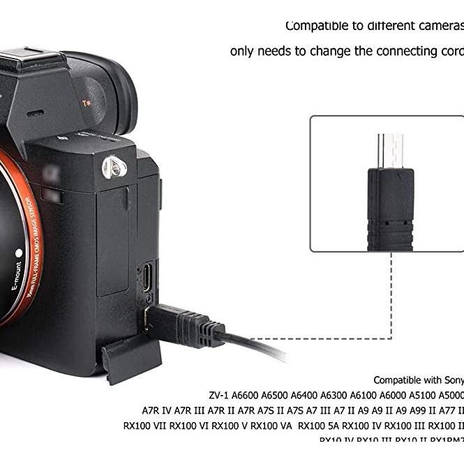 Remote Shutter Release RM-VPR1 For Sony Cameras – Compatible With Alpha, RX, NEX Series 4 thumbnail image