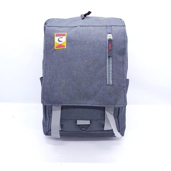 Gambar Tas Cavero bahan kain kanvas size 17 INCHI MURAH BARU ORIGINAL / Ransel Polo Canvero kanvas Besar Murah Baru / Tas Laptop Canvero MURAH BARU ORIGINAL / Ransel Laptop CANVERO MURAH / Tas Sekolah SD-SMA Polo Canvero Murah/ Tas Kerja Canvero KANVAS 17" MURAH - SPACE GREY dari Handbag Heaven stories undefined Tokopedia