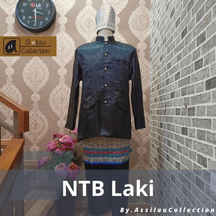 Gambar Baju Adat Dewasa Nusa Tenggara Barat/Ntb Satuan (Laki/Cewek) Murah - NTB Laki, S dari Itsuki All Store undefined Tokopedia