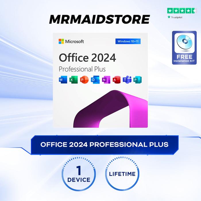 Gambar Microsoft Office 2024 Professional Plus - Original License - Office 2024  dari MrMaid Store undefined Tokopedia