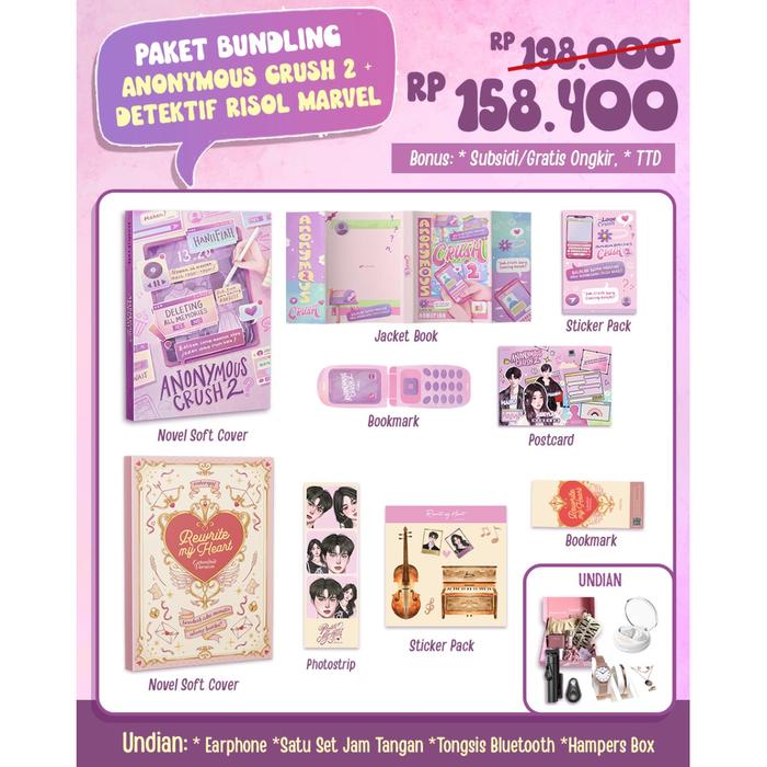 Gambar PRE ORDER - Buku Novel - Anonymous Crush 2 - Haniifiah - Skuad Media - Bumifiksi - ANONY + RISOL dari Bumi Fiksi Makassar undefined Tokopedia