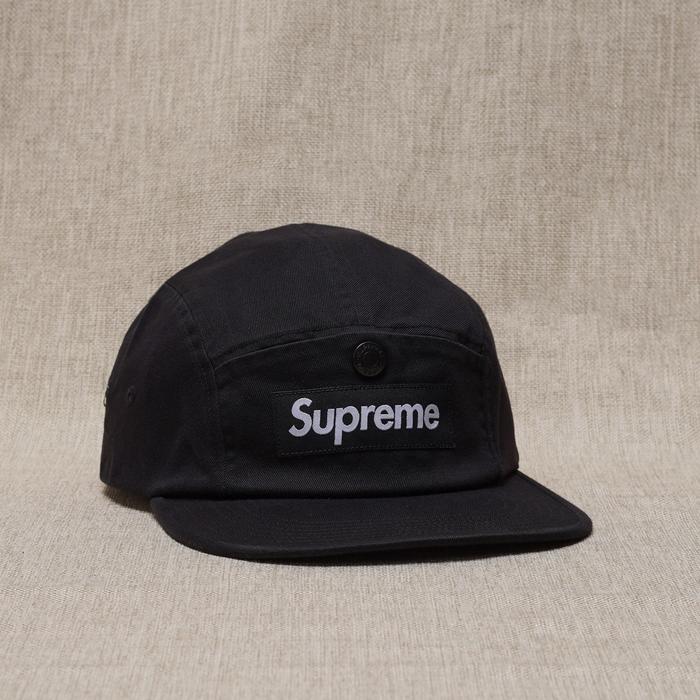Jual Supreme Snap Pocket Camp Cap FW23 Black - Kab. Sleman