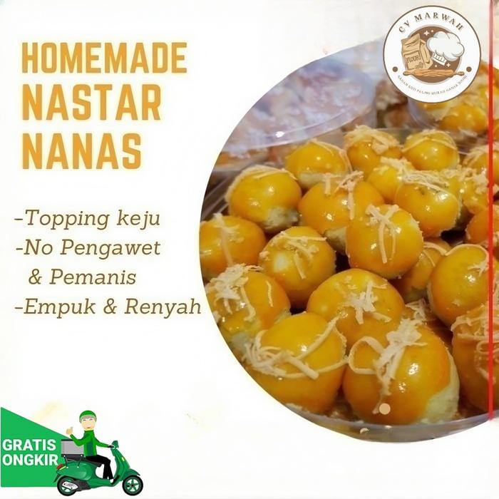 Gambar PTR Kue Nastar Nanas Wisman Isi 250 gram Termurah/ Kue Kering Nastar dari CV marwah undefined Tokopedia