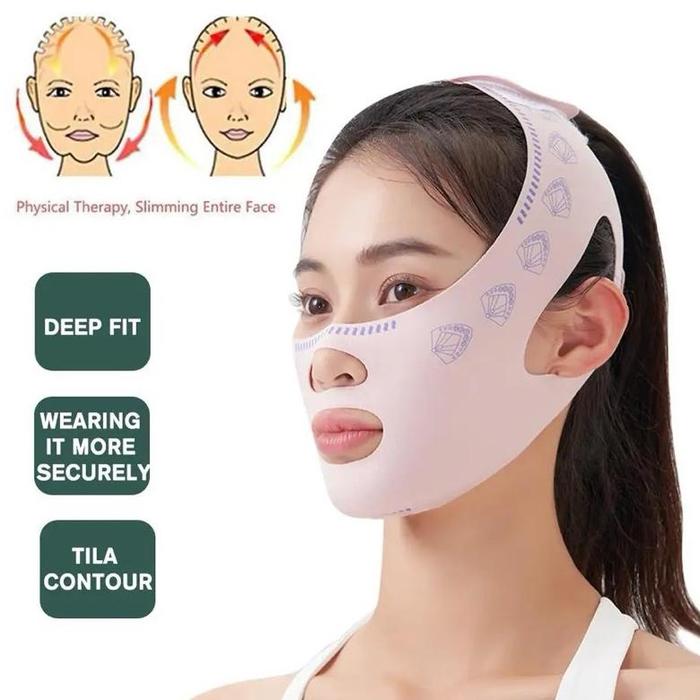 Gambar RPB JEOM Chin Cheek Slimming Bandage V Shaper V Line Lifting Mask Face Lifting Anti Wrinkle Strap Band Sleeping Mask Beauty Health dari lilishopma undefined Tokopedia