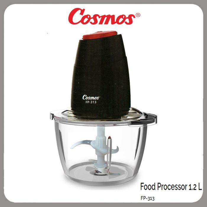 Gambar Cosmos Food Processor FP 313 / Chopper Cosmos FP313 - FP-313 Hitam  dari MIAMI ELEKTRONIK_NEW undefined Tokopedia