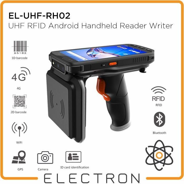 Gambar EL-UHF-RH02 UHF RFID Android Handheld Reader Writer Long Range 4G 3G - EL-UHF-RH02 Std dari Electron undefined Tokopedia