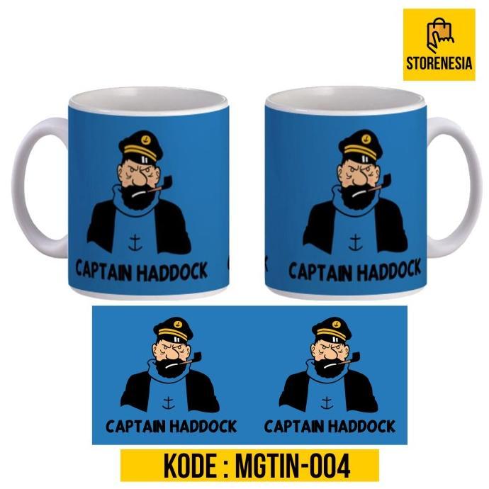 Gambar GELAS MUG TINTIN CAPTAIN HADDOCK - MGTIN 004 dari Bumiaji Shop undefined Tokopedia