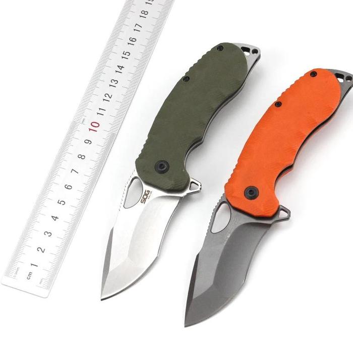 Gambar SOG Pocket knife For men Tactical Assisted Self-defense knife Micarta Handle Folding Quick Tool EDC dari Lukso undefined Tokopedia