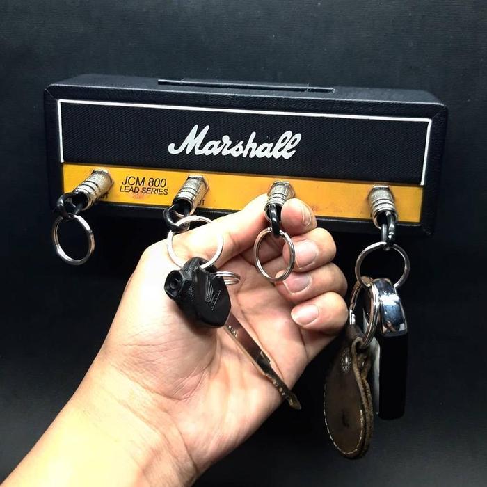 Gambar Rak Kunci Pluginz Jack Ii Model Head Amplifier Marshall Jcm800 - Hitam Matte dari seni deko undefined Tokopedia