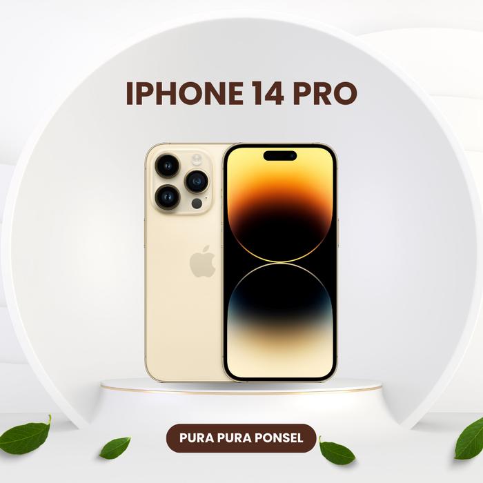 Gambar Apple iPhone 14 Pro Second iBox Second Terdaftar | Garansi IMEI Permanen 128GB 256GB 512GB 1TB - Gold, 128GB - DUALSIM dari Pura Pura Ponsel Official undefined Tokopedia