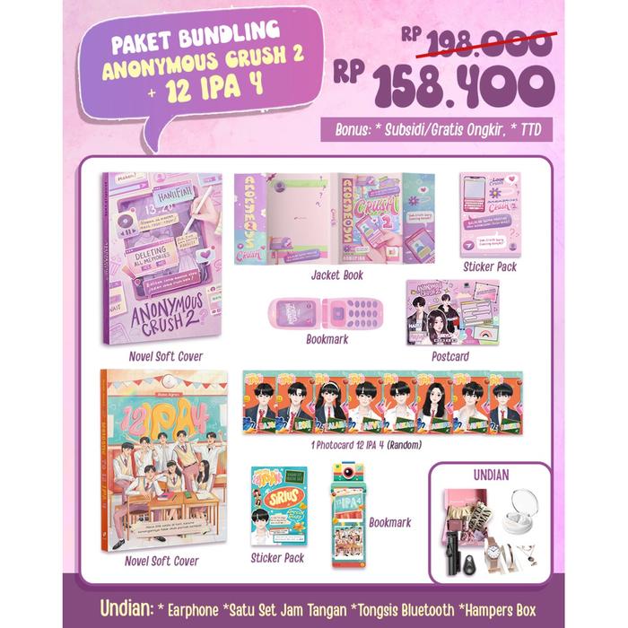 Gambar PRE ORDER - Buku Novel - Anonymous Crush 2 - Haniifiah - Skuad Media - Bumifiksi - ANONY + IPA 4 dari Bumi Fiksi Makassar undefined Tokopedia